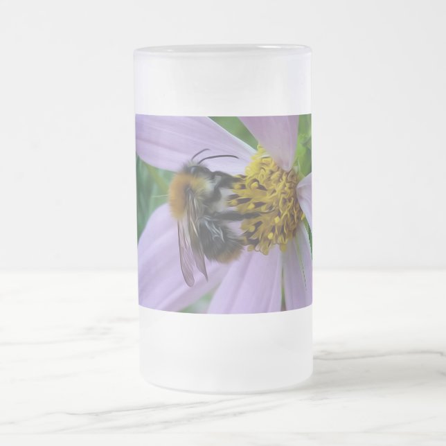 Caneca De Cerveja Vidro Jateado Calor de Verão (Centro)