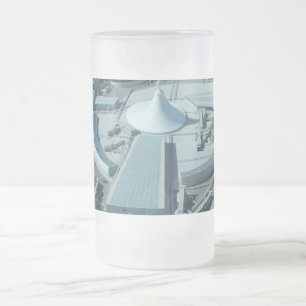 Caneca De Cerveja Vidro Jateado Câmara de Fosco de 16 oz - Placa de vidro do Fosco