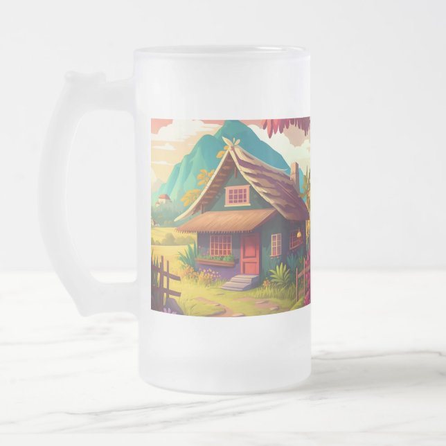 Caneca De Cerveja Vidro Jateado Câmara tradicional filipina-36543 (Esquerda)