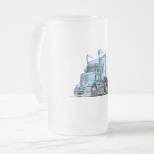 Caneca De Cerveja Vidro Jateado Caminhão de animação