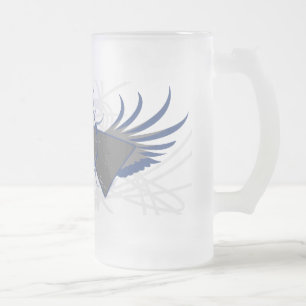 Caneca De Cerveja Vidro Jateado Caneca atômica do vidro do Rev fosco