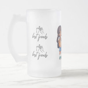 Caneca De Cerveja Vidro Jateado Caneca de vidro amistosa