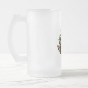 Caneca De Cerveja Vidro Jateado Caneca de Vidro Fosco, 475 ml