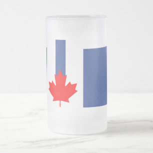 Caneca De Cerveja Vidro Jateado Caneca de Vidro Fosco com bandeira de Toronto, Can
