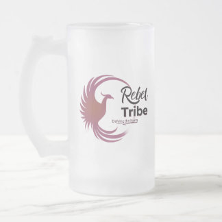 Caneca De Cerveja Vidro Jateado Caneca de Vidro Fosco Rebel Tribe™ – Manhãs Lentas