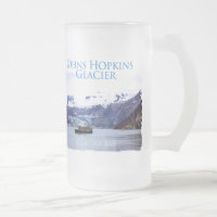 Caneca do vidro de fosco da geleira de Johns