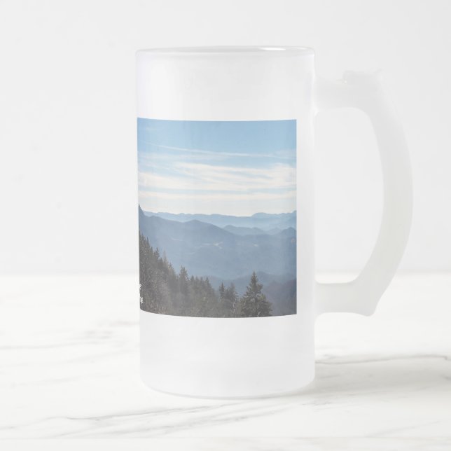 CANECA DE CERVEJA VIDRO JATEADO CANECA DO VIDRO DE FOSCO DE 16 ONÇAS (Direita)