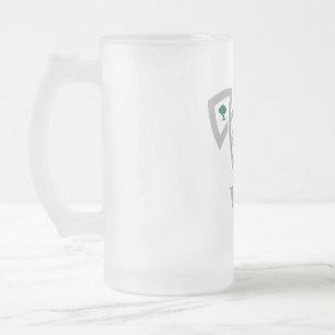 Caneca De Cerveja Vidro Jateado Caneca do vidro de fosco de DAoC com nó