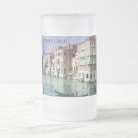 caneca do vidro do canal de Veneza