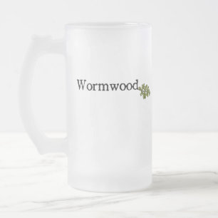 Caneca De Cerveja Vidro Jateado Caneca do vidro do Wormwood