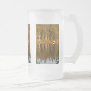 Caneca De Cerveja Vidro Jateado Caneta Reflexões da Natureza - escolha estilo, cor