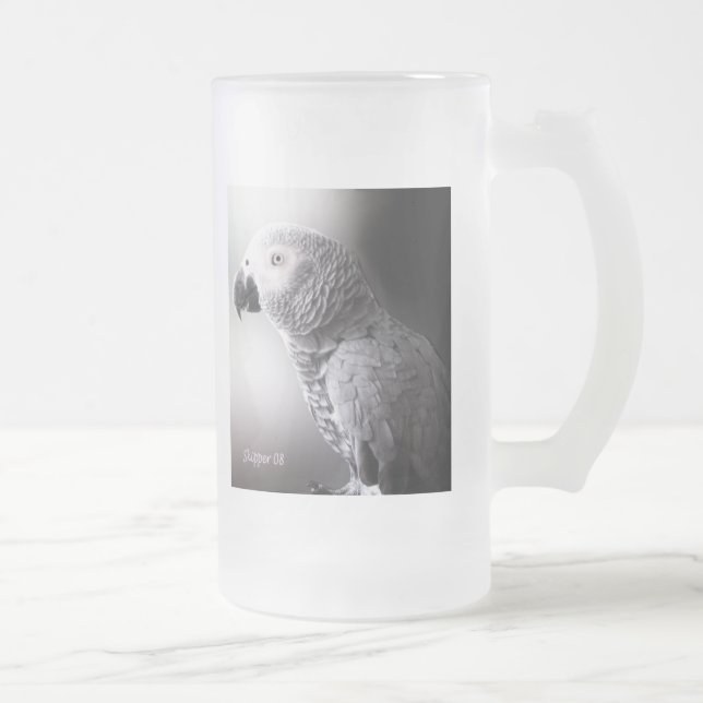 Caneca De Cerveja Vidro Jateado Capitão (Direita)