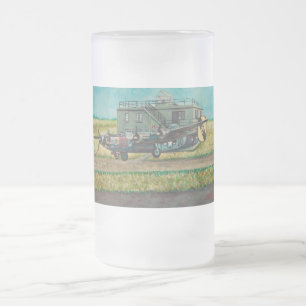 Caneca De Cerveja Vidro Jateado Capitão Jack Swayze
