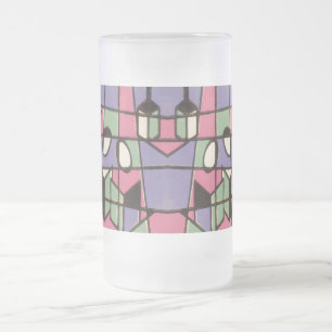 Caneca De Cerveja Vidro Jateado Caroleiros