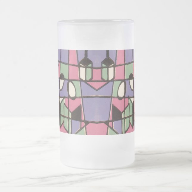 Caneca De Cerveja Vidro Jateado Caroleiros (Centro)