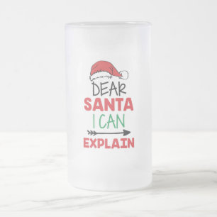 Caneca De Cerveja Vidro Jateado Caros Papais noeis Que Posso Explicar