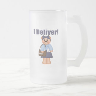 Caneca De Cerveja Vidro Jateado Carta Carrier