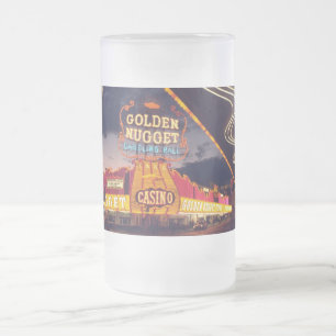 Caneca De Cerveja Vidro Jateado Cassinos de Las Vegas