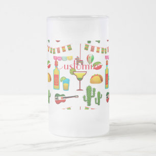 Caneca De Cerveja Vidro Jateado Celebração Cinco de Mayo Thunder_Cove