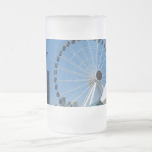 Caneca De Cerveja Vidro Jateado Centennial Ferris Wheel Glass Beer