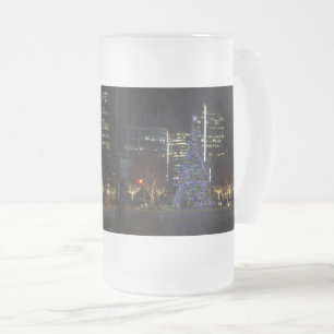 Caneca De Cerveja Vidro Jateado Centro Dallas Fosco Vidro Vidro Canuta