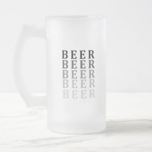 Caneca De Cerveja Vidro Jateado Cerveja, amantes de cerveja, design