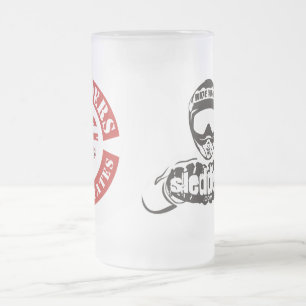 Caneca De Cerveja Vidro Jateado cerveja do fosco do emblema do logotipo e das