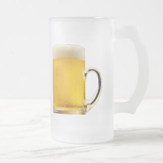 Caneca De Cerveja Vidro Jateado CERVEJA, não é apenas para o pequeno almoço