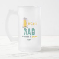 Cerveja O'Clock Pai merece uma pausa de 16 oz