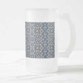 Caneca De Cerveja Vidro Jateado Chill Blue Vibes