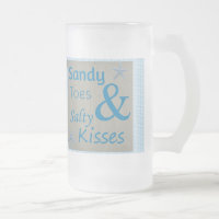 Citação de Sandy Toes e Salty Kisses Beach Life