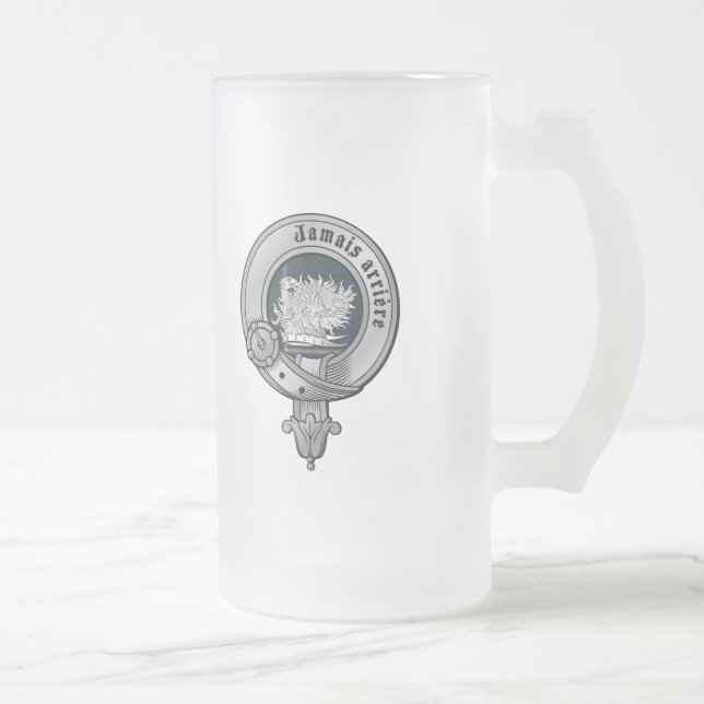 Caneca De Cerveja Vidro Jateado Clã Douglas (Direita)