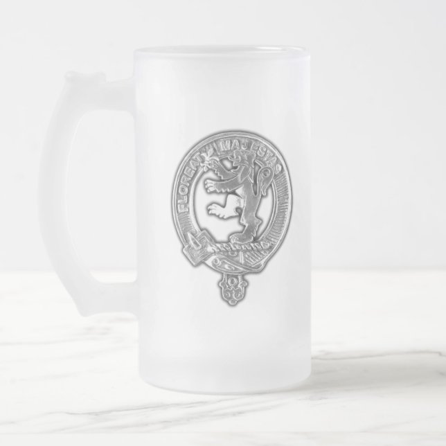 Caneca De Cerveja Vidro Jateado Clan Brown Crest (Esquerda)