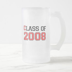 Caneca De Cerveja Vidro Jateado Classe de 2008