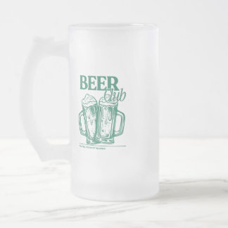 Caneca De Cerveja Vidro Jateado Clube de Cerveja A Irmandade da Cerveja