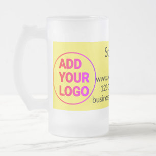 Caneca De Cerveja Vidro Jateado Código QR minimalista simples adicionar logotipo n