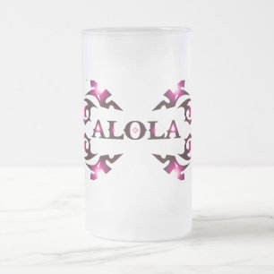 Caneca De Cerveja Vidro Jateado Copo de Cerveja Alola