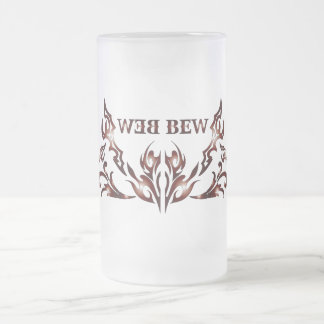 Caneca De Cerveja Vidro Jateado Copo de Cerveja BewBew