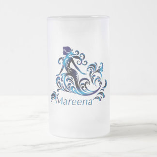 Caneca De Cerveja Vidro Jateado Copo de Cerveja Mareena