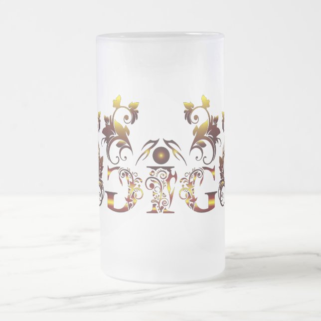 Caneca De Cerveja Vidro Jateado Copo de Cerveja para Shows (Centro)