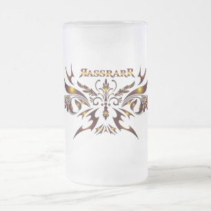 Caneca De Cerveja Vidro Jateado Copo de Cerveja Rassrarr