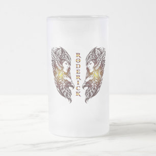 Caneca De Cerveja Vidro Jateado Copo de Cerveja Roderick
