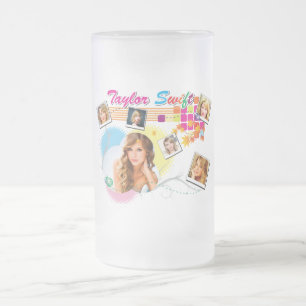 Caneca De Cerveja Vidro Jateado Copo de Cerveja Taylor Swift