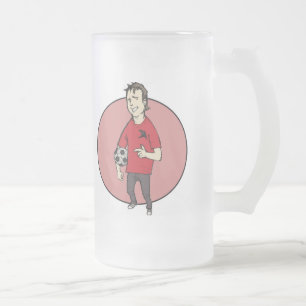 Caneca De Cerveja Vidro Jateado Copo dos coletores do GP de Ryan
