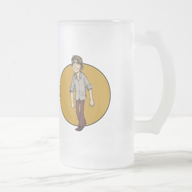 Caneca De Cerveja Vidro Jateado Copo dos coletores do GP de Tom (Direita)