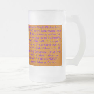 Caneca De Cerveja Vidro Jateado Copo mágico do clássico da cozinha 2011