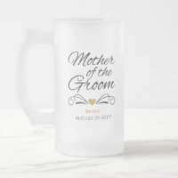 Coração Personalizado da Dourada Mãe do Almoço