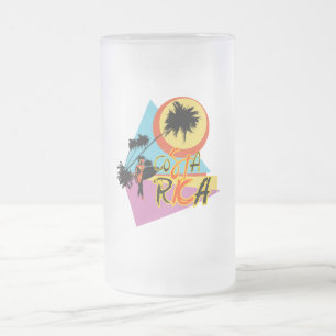 Caneca De Cerveja Vidro Jateado Costa Rica