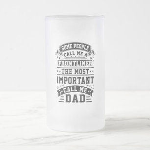 Caneca De Cerveja Vidro Jateado COVID 19 Frontliner Oferta algumas Pessoas me cham