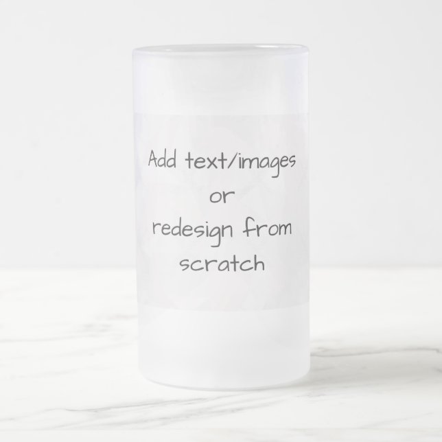 Caneca De Cerveja Vidro Jateado Crie seu próprio personalizado (Centro)